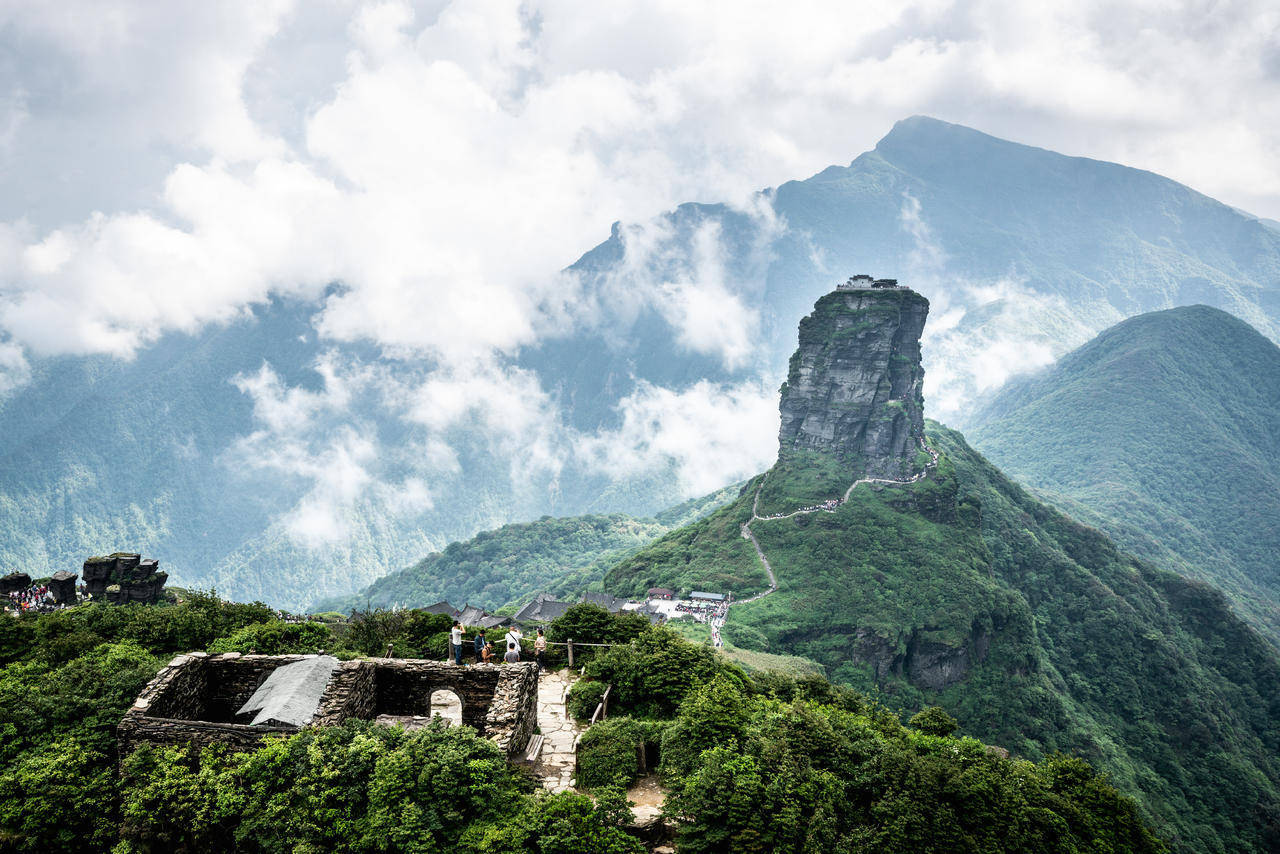 风景区_古镇_甲秀楼
