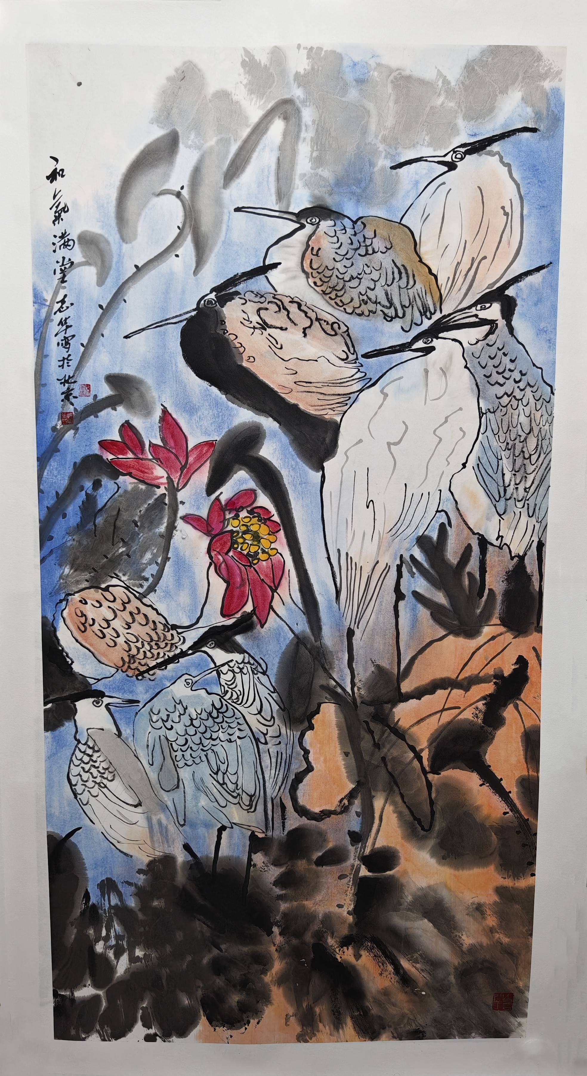 孙志华著名书画艺术家-—齐派艺术掌印女弟子作品赏析_中国美术馆