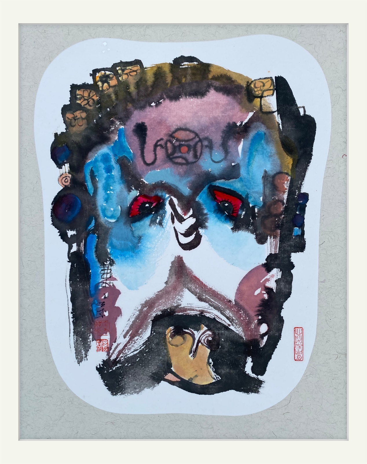 2024中国书画艺术传承典范——画家宋天成_脸谱_戏剧_川剧