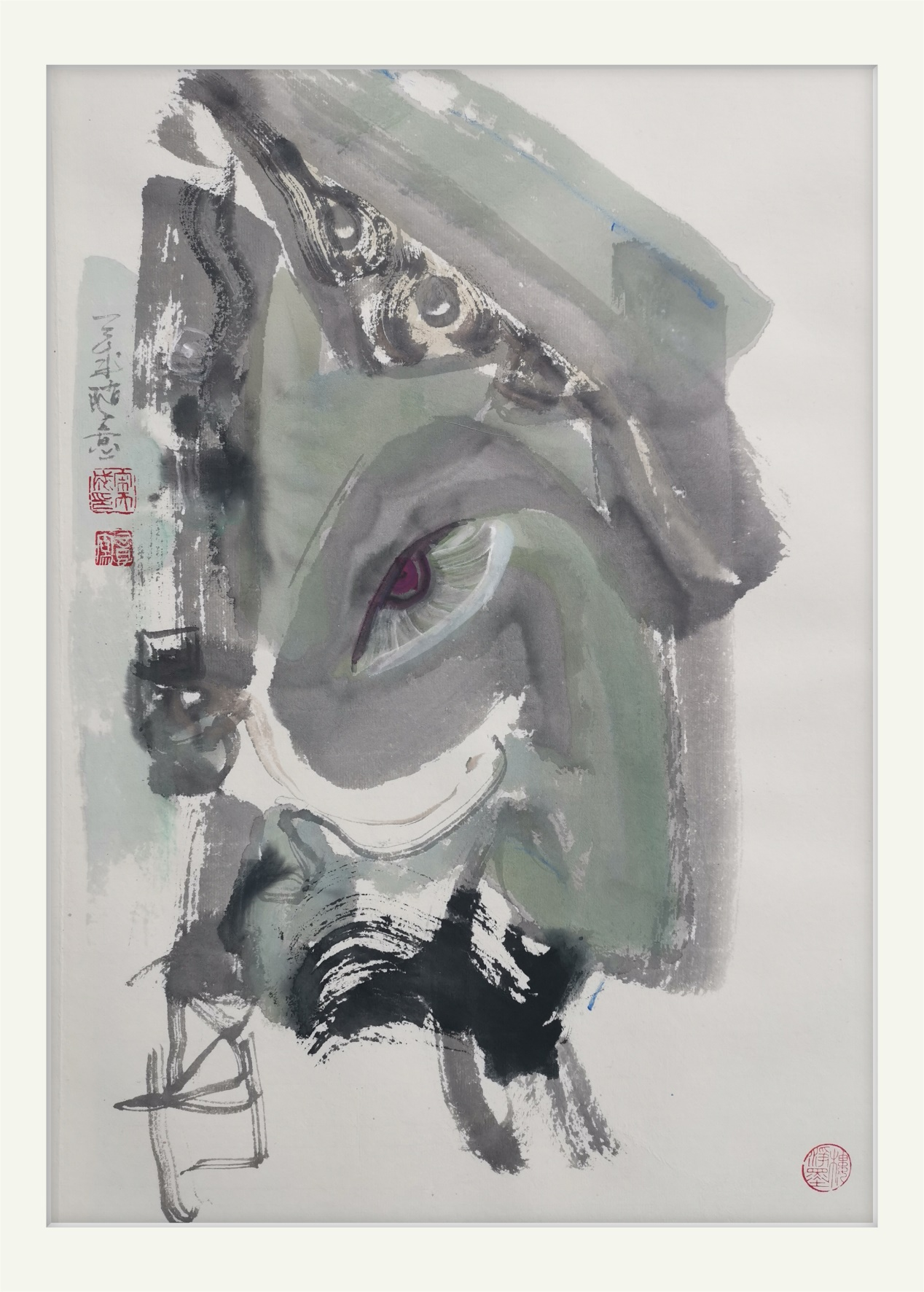 2024中国书画艺术传承典范——画家宋天成_脸谱_戏剧_川剧