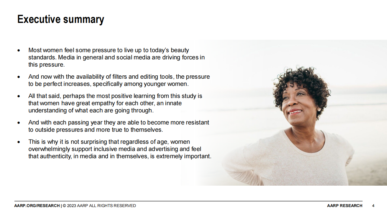 2023女性对美,年龄和媒体的态度调查报告(附下载)_未来_中小_海量