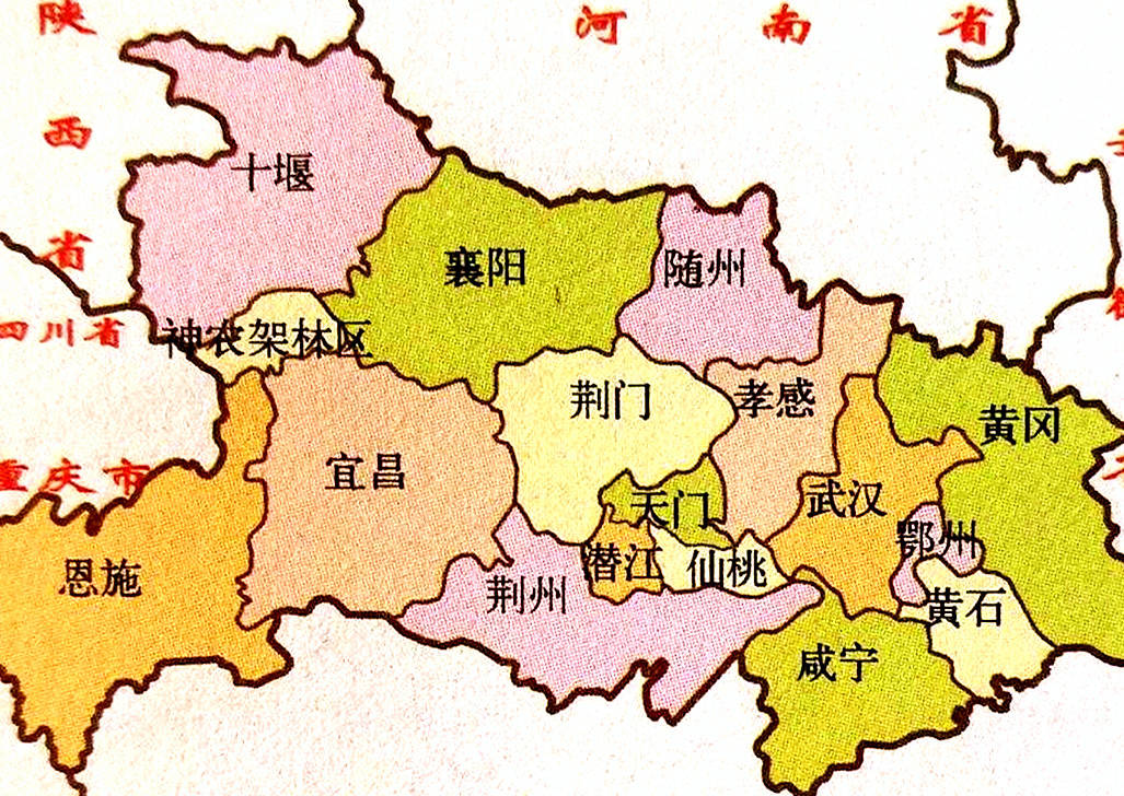 为何没有并于武汉市也有特殊理由_鄂国_湖北省_面积