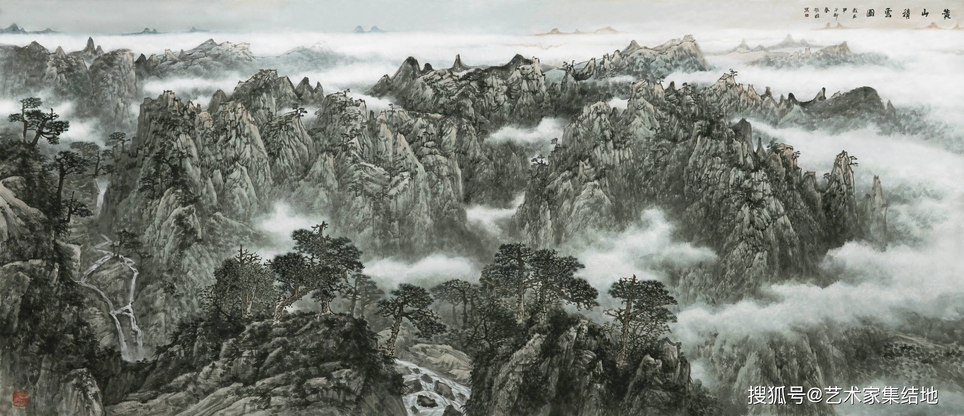 程振国:临朐走出的山水画大家,百幅经典国画山水作品欣赏_艺术_中国