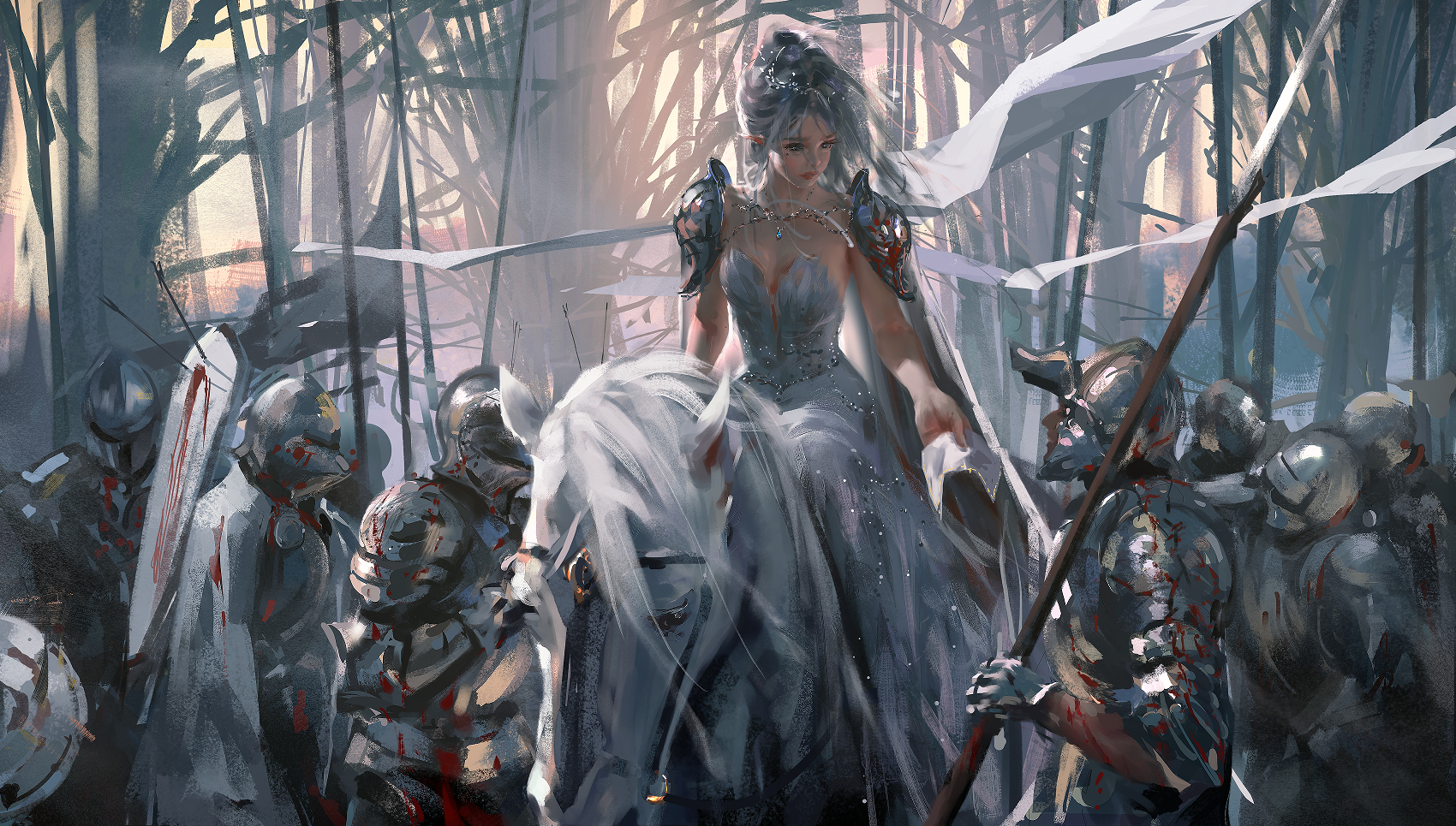 高清壁纸崩坏3明日方舟鬼刀碧蓝航线原神pixiv插画林子欣写真