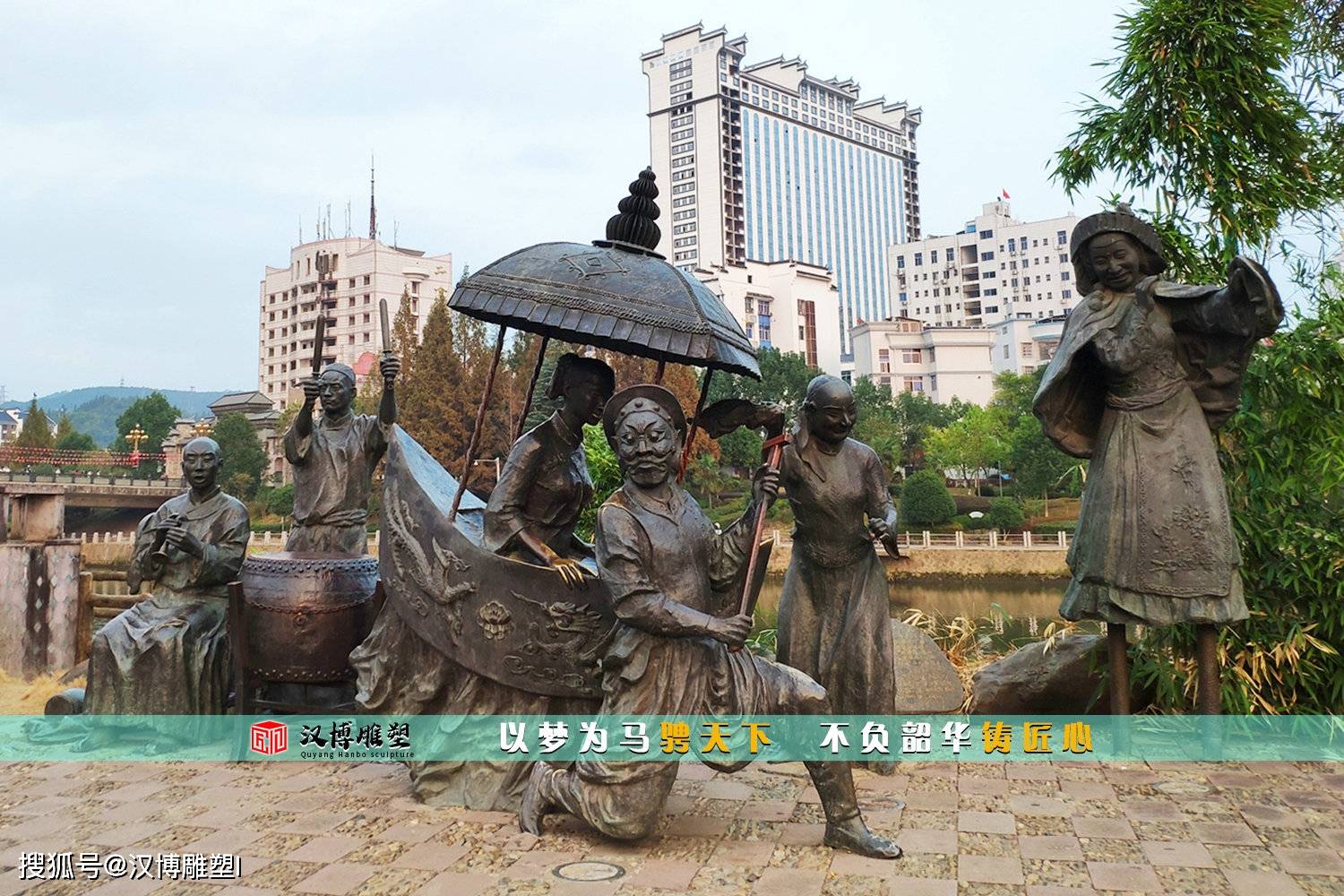 古街雕像定制,适合摆放在景区的观赏雕塑_文化_老街_历史