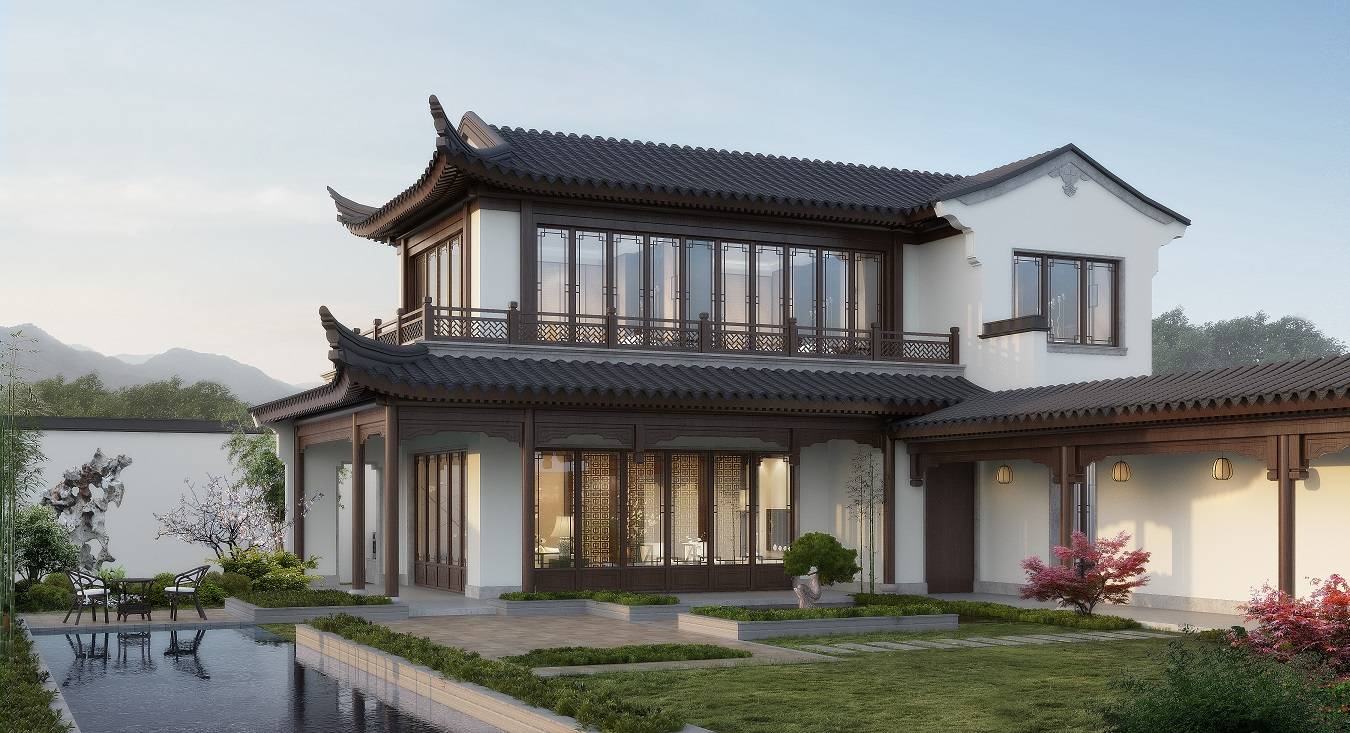 苏式合院设计江南水乡的传统建筑艺术瑰宝