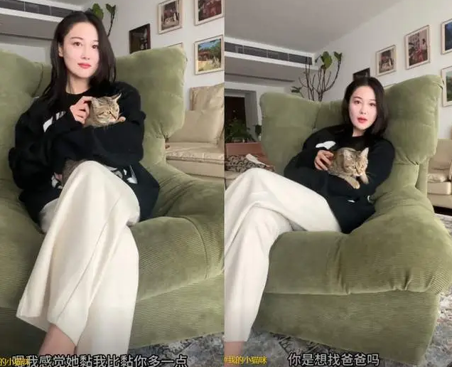 原创张馨予晒生活照何捷留长头发侧脸超帅女儿已健康成长