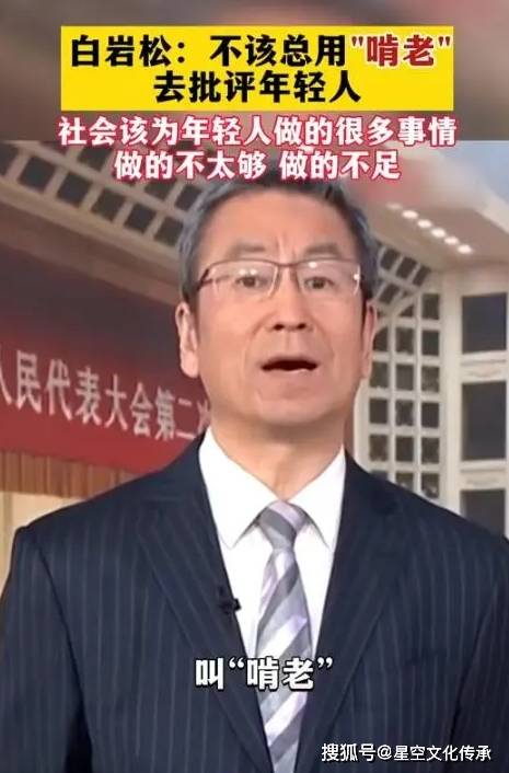原创白岩松不要老用啃老酸年轻人网友感慨终于发声了