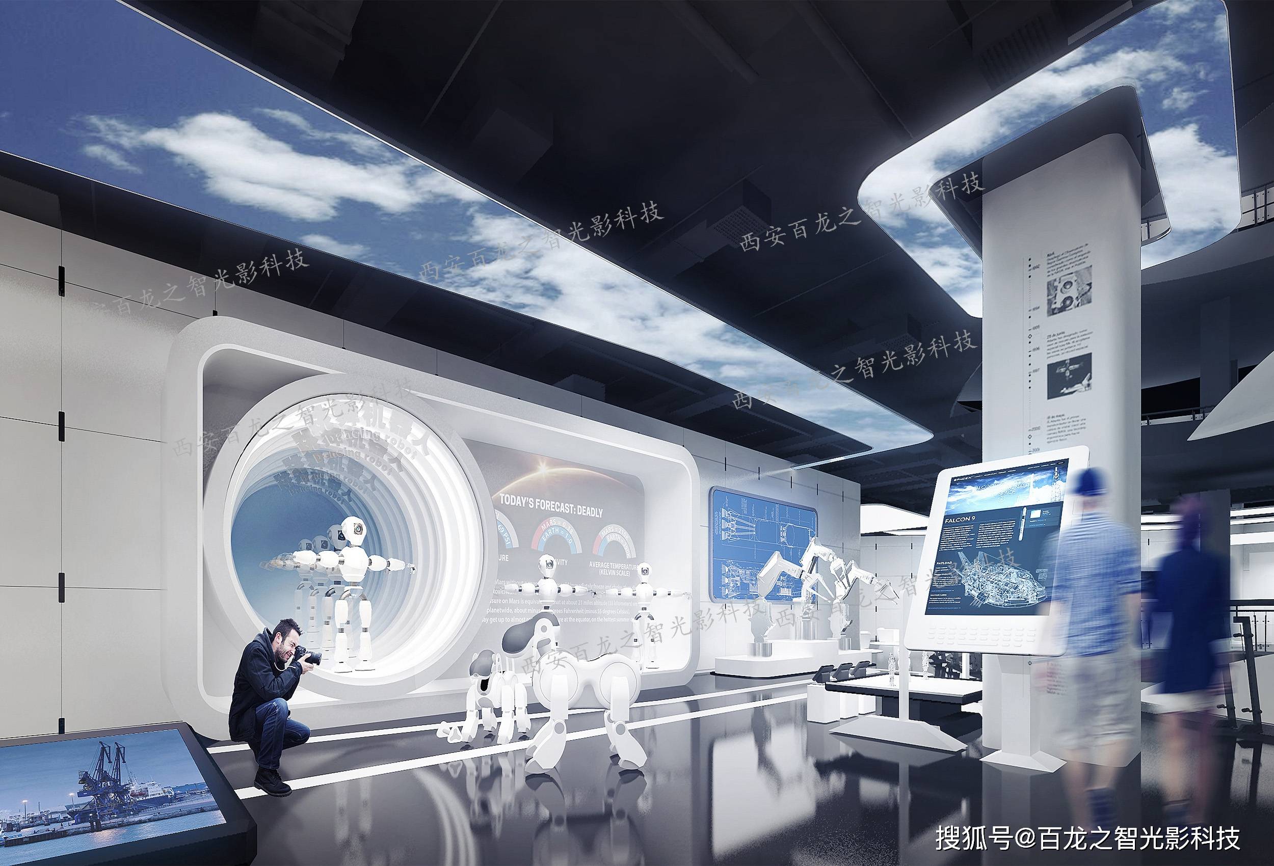 历史与科技交融多媒体博物馆展厅的崭新篇章