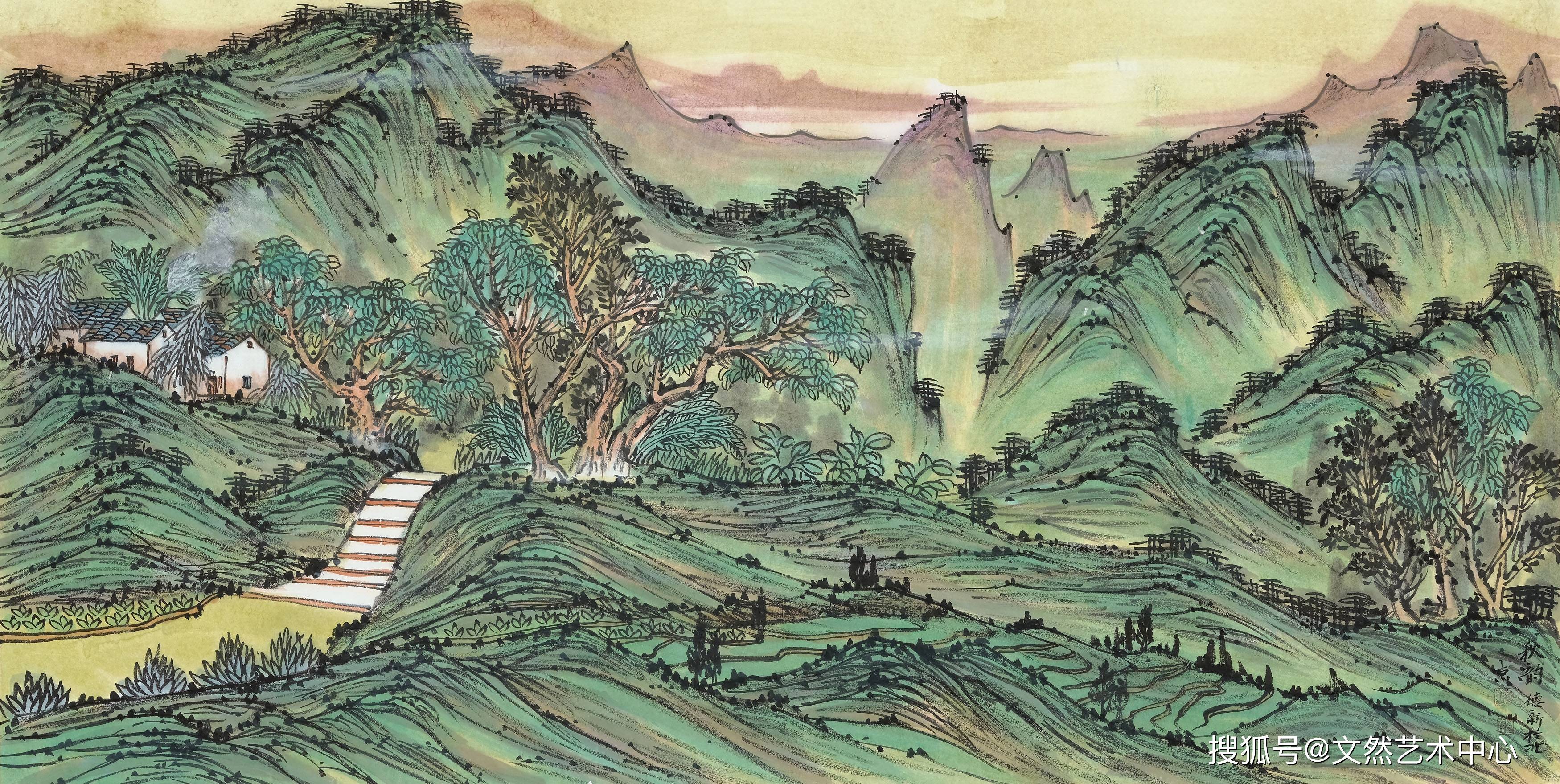 当代岭南重彩山水领军艺术家——曾德新_作品_中国_创作