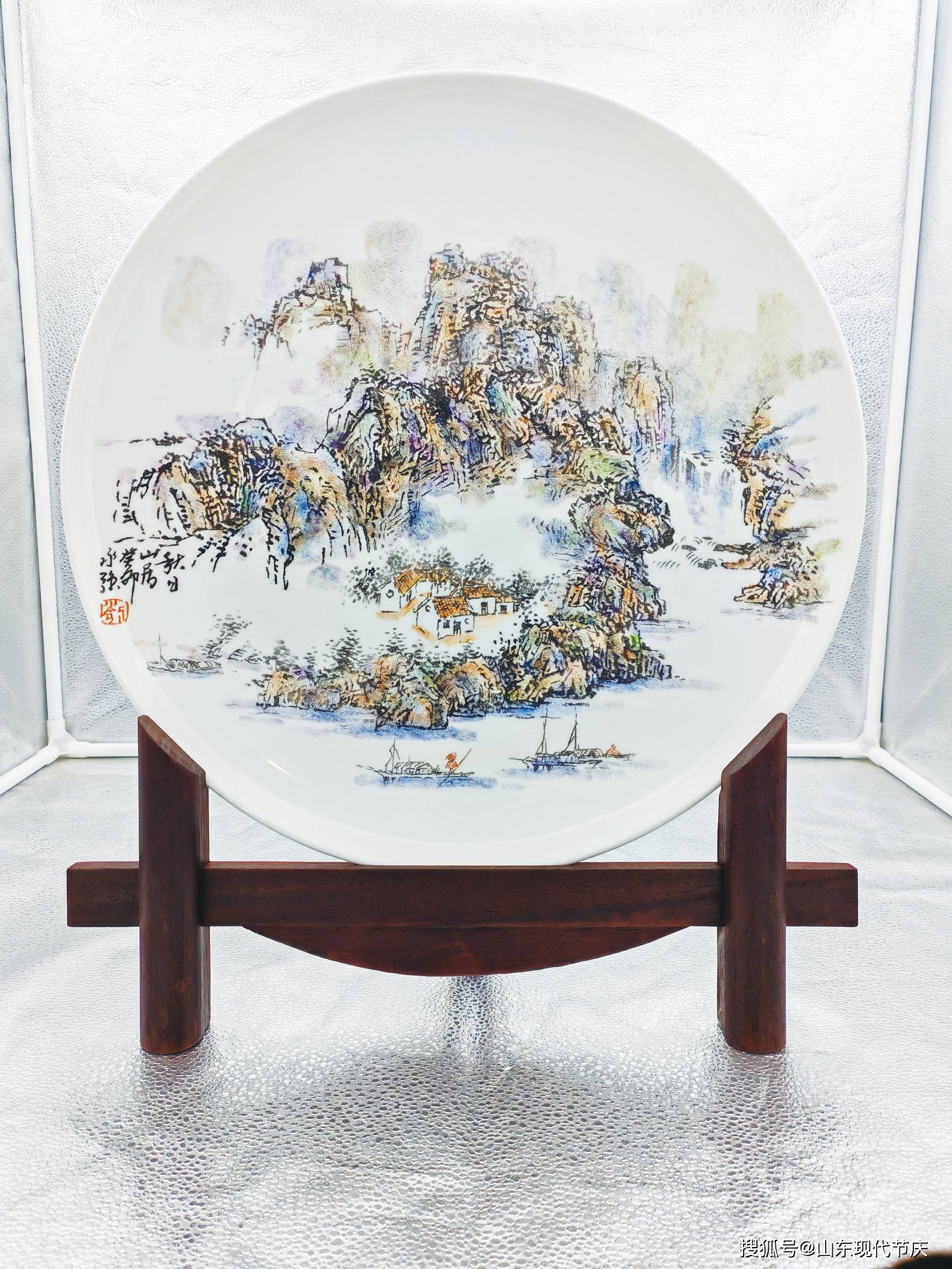 【艺术】刘永强刻瓷盘艺术欣赏_山东省_中国_陶瓷