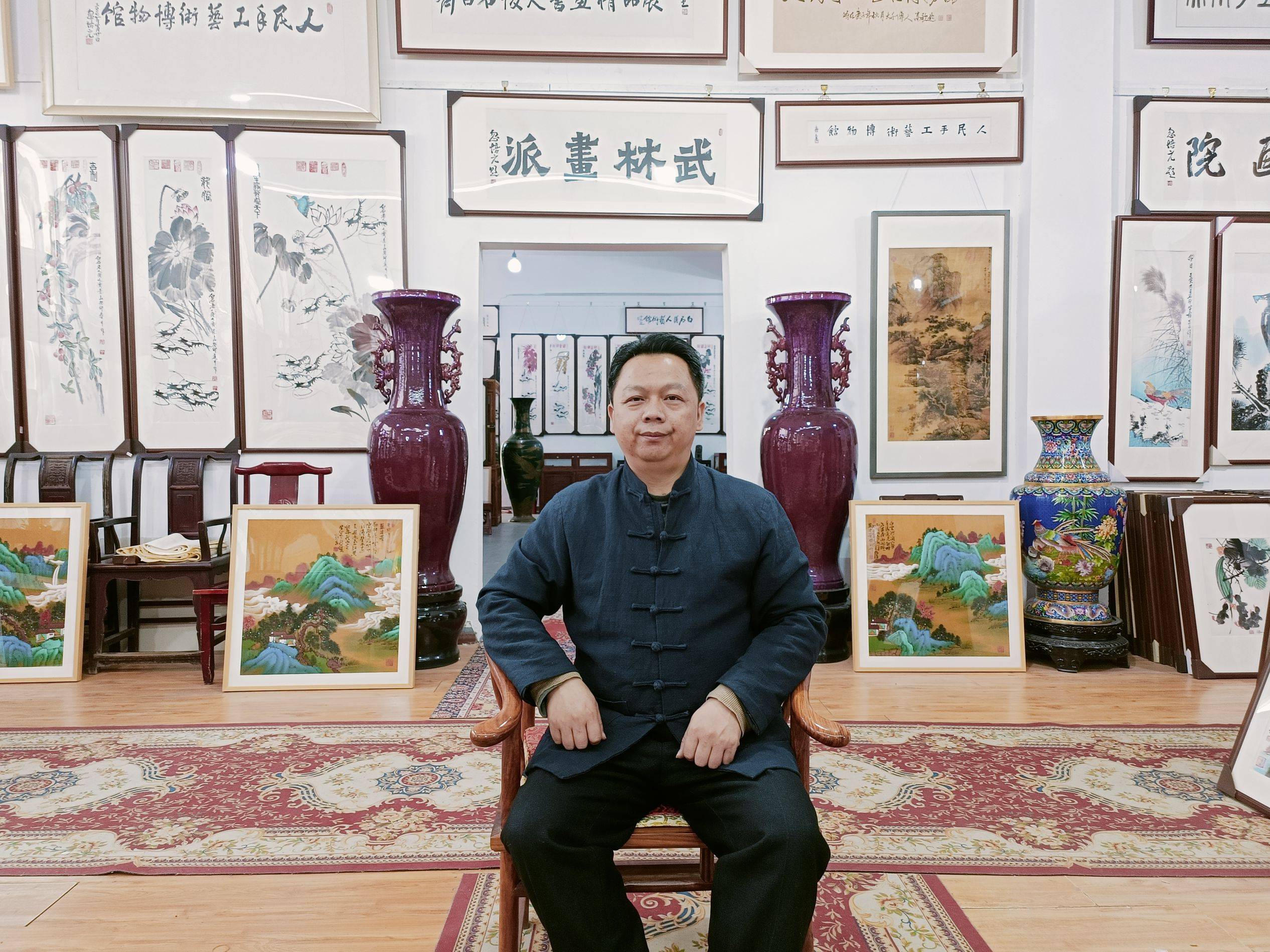 庆祝建国七十五周年百年墨宝传承蓝才华书画大展在京举行