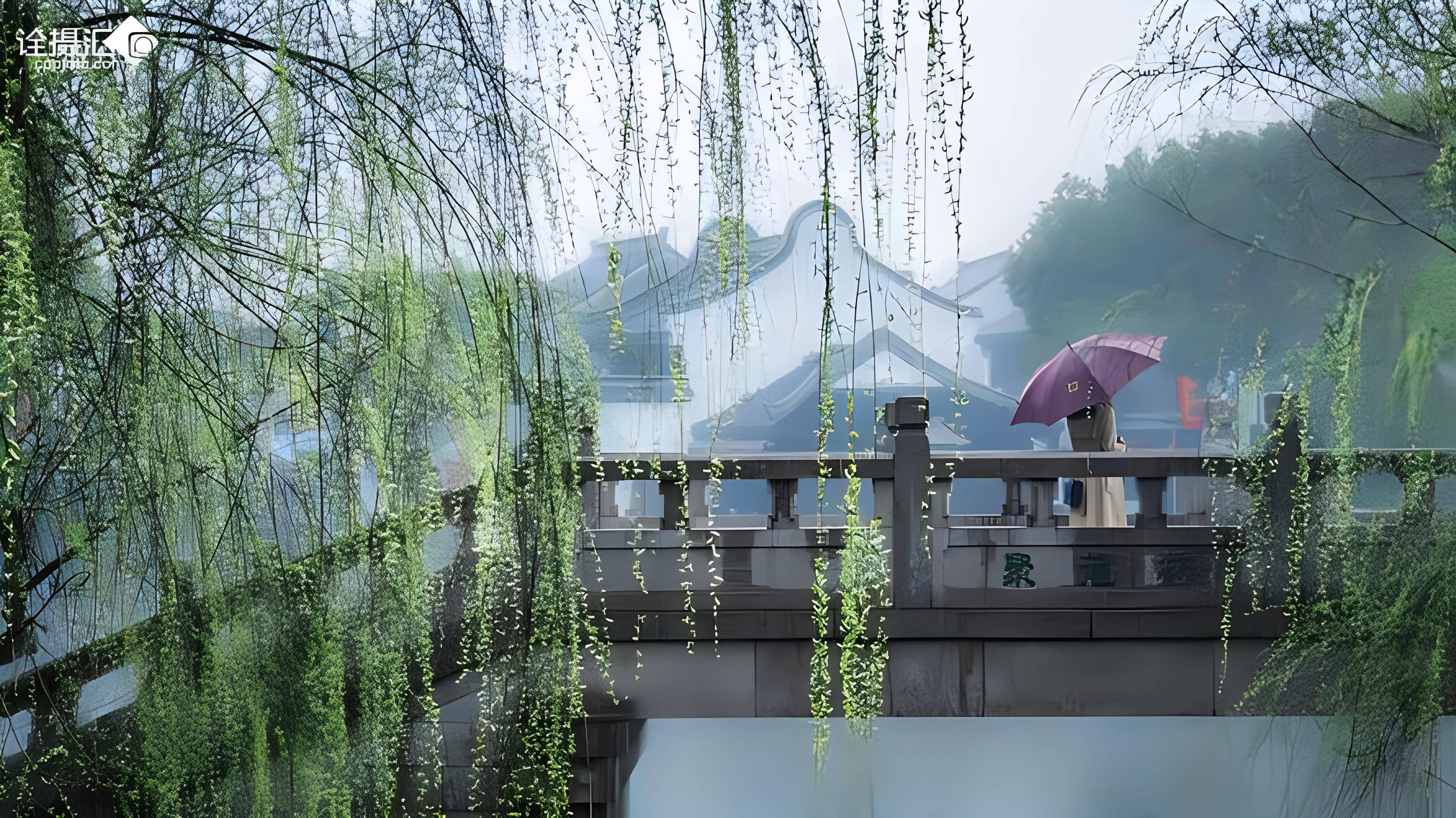 江南烟雨 凄美图片