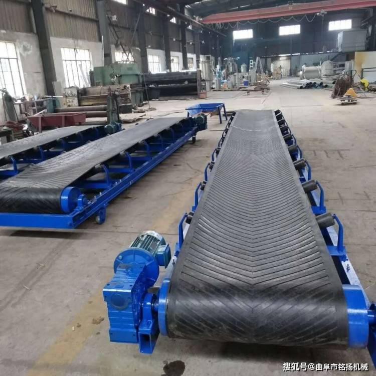 轻型折叠式皮带机 散装农作物运输机 食品装箱分拣pvc输送机_输送带_