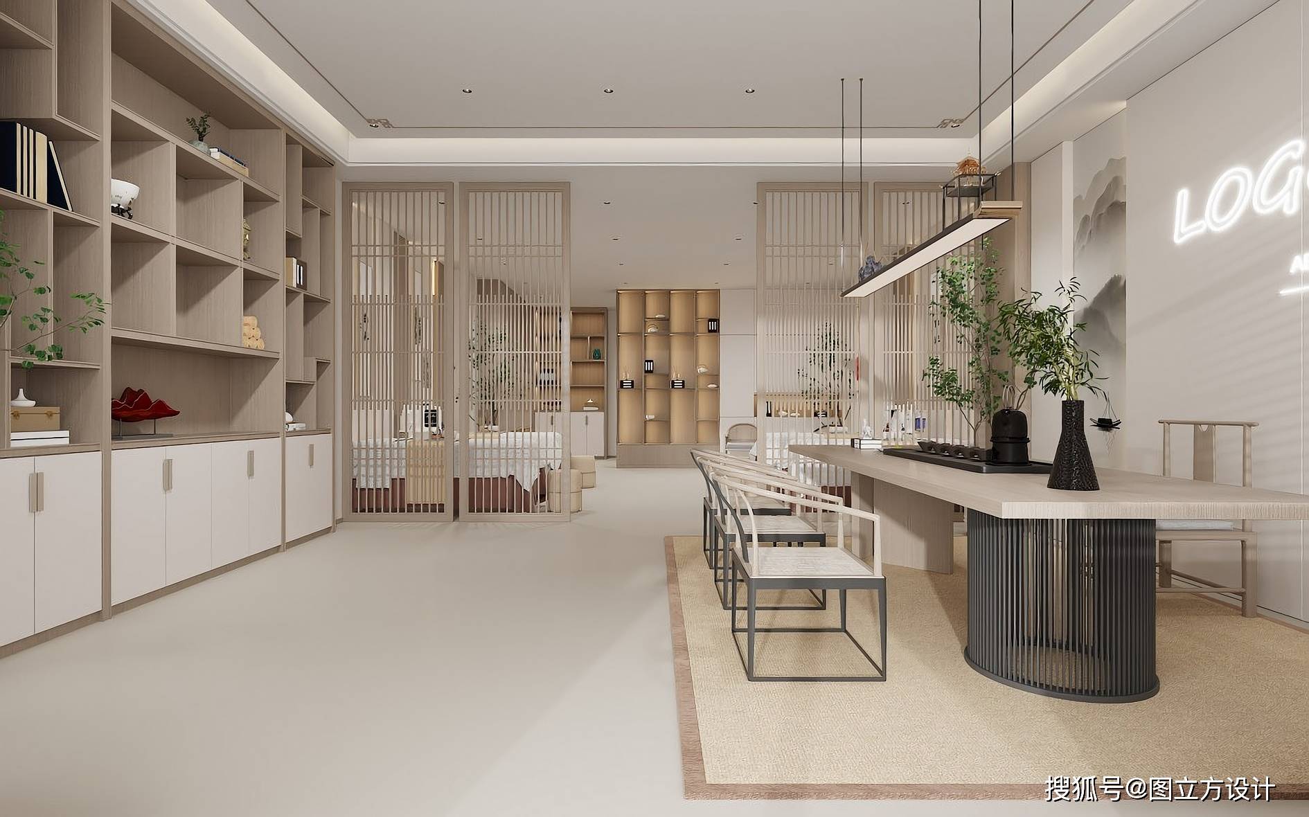 进入养生馆,您将立刻被室内的景观设计所折服.