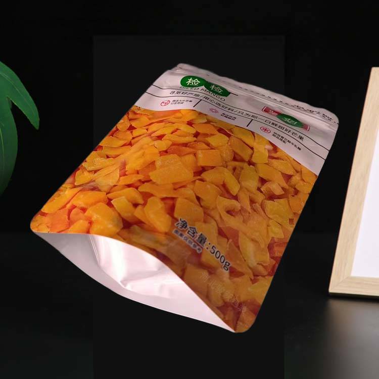 果干包装袋 芒果干自立拉链袋 果干自立袋优势_消费者_食用_的设计