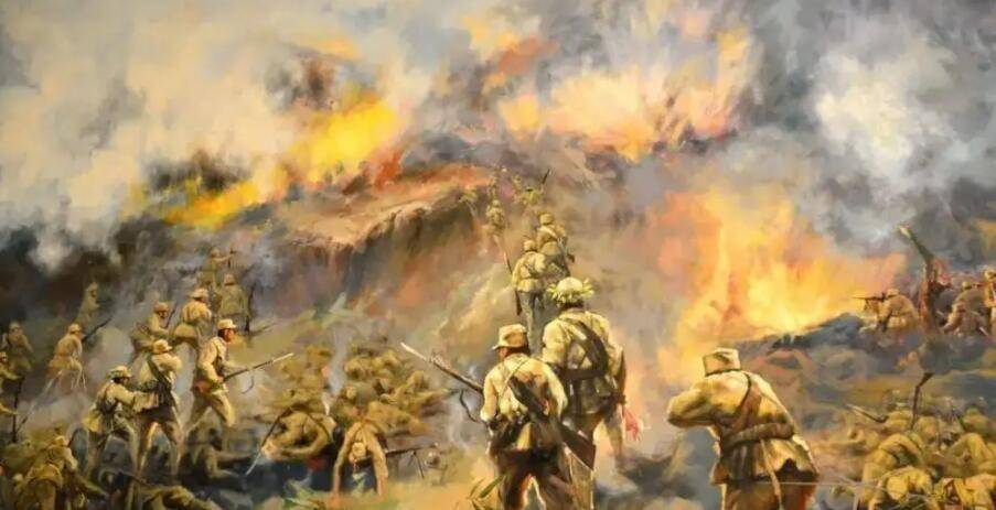 1937年25岁儿子出征老父赠送死字旗伤时拭血死后裹身