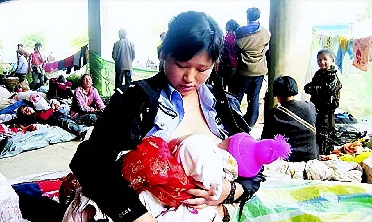 "警察妈妈"蒋晓娟,汶川地震喂养9婴儿,因此提拔主任遭质疑_孩子_妇女_