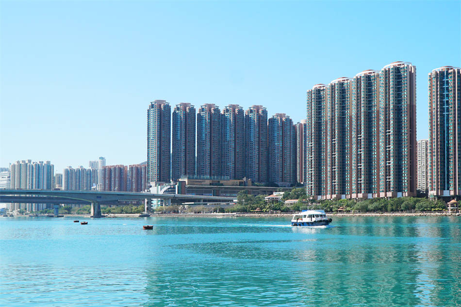 原创香港马湾珀丽湾双桥凌空渚清沙白的离岛游