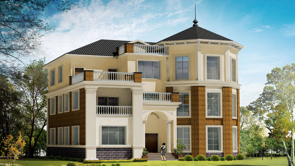 中工集团九钢绿建的重钢别墅现代建筑科技与环保理念的完美结合