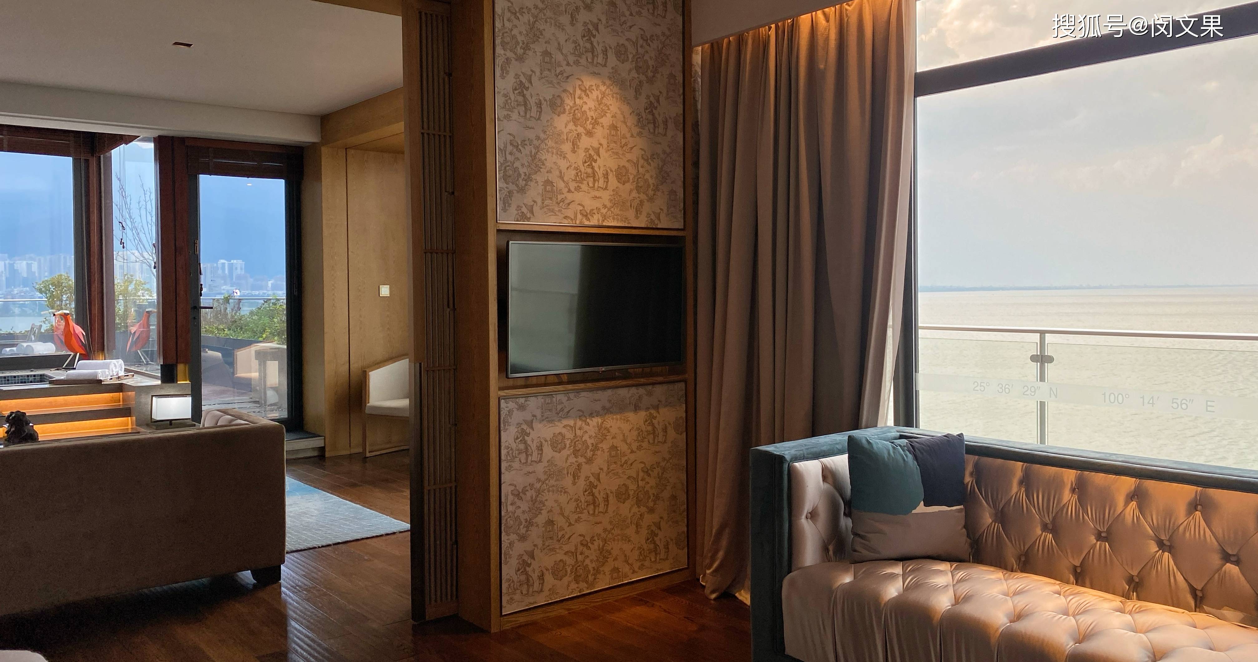 大理洱海天域英迪格有隐藏套房洱海景观是酒店门面及王牌