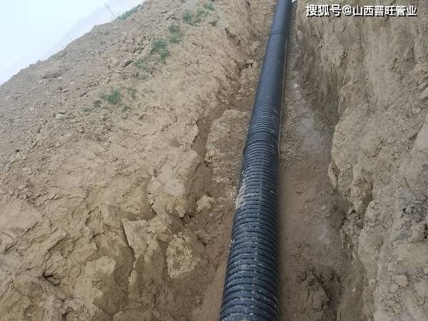 山西晋旺各种波管管施工现场图片,波纹管型号200,300,400,500,600,800