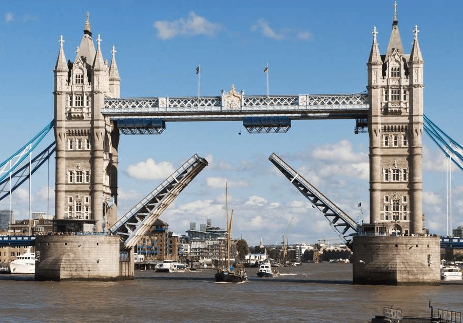 伦敦塔桥结构简图图片