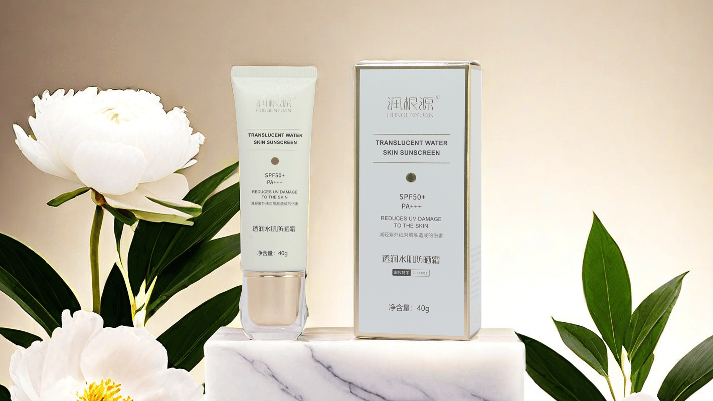 润根源防晒霜的核心优势在于其强大的广谱防晒能力.