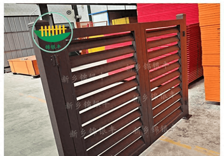 锦银丰护栏防雨抗风锌钢百叶窗户锌钢百叶窗型材