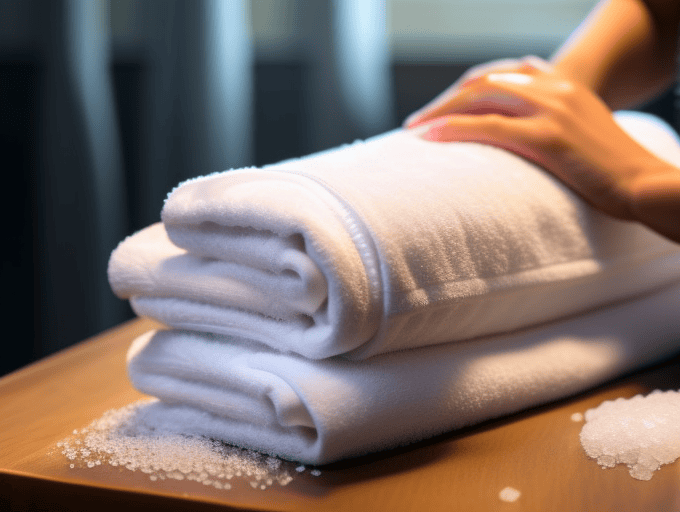揭秘用盐搓洗毛巾不再湿黏难忍