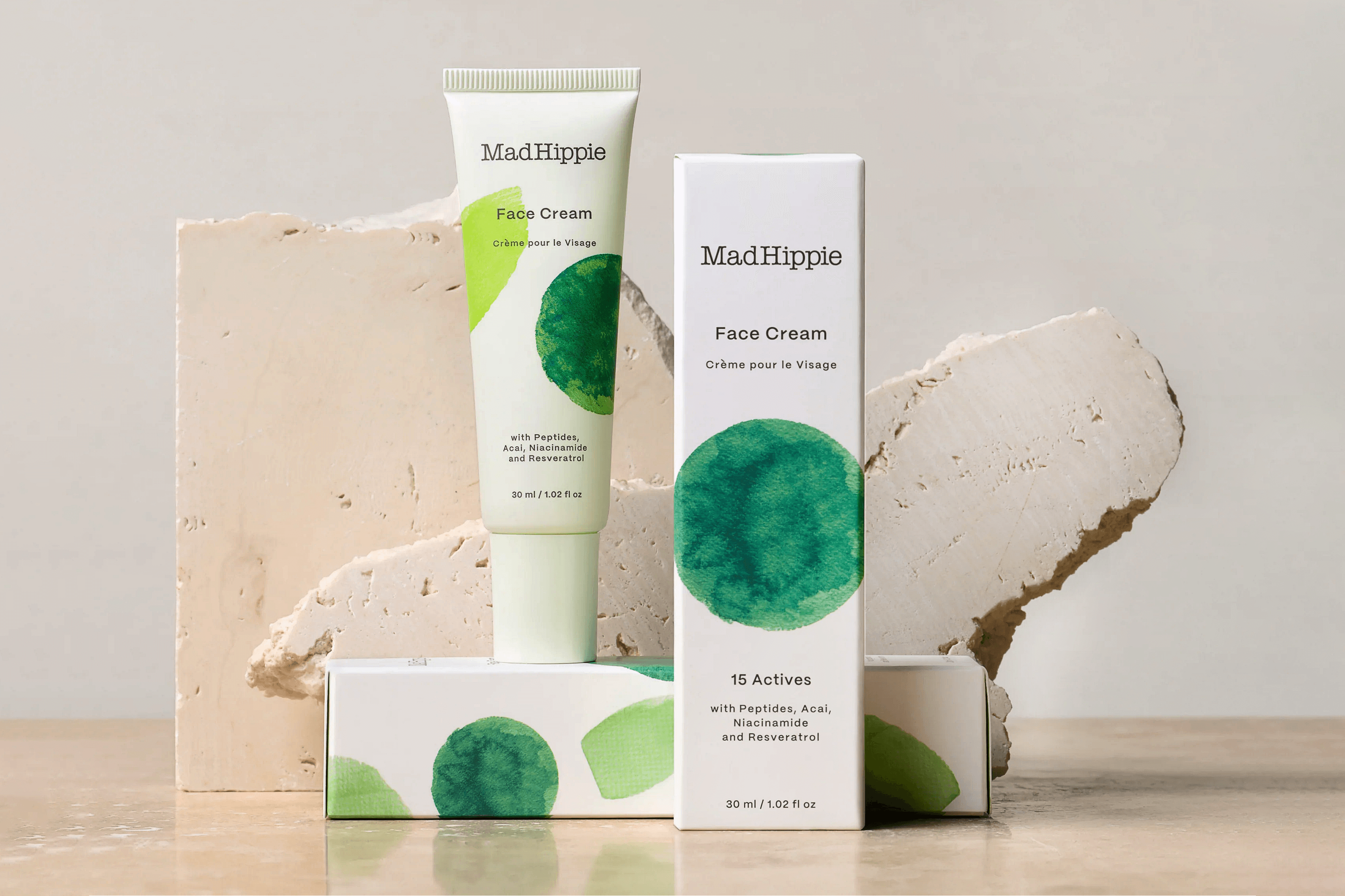 很简约的色彩搭配创意护肤产品包装设计