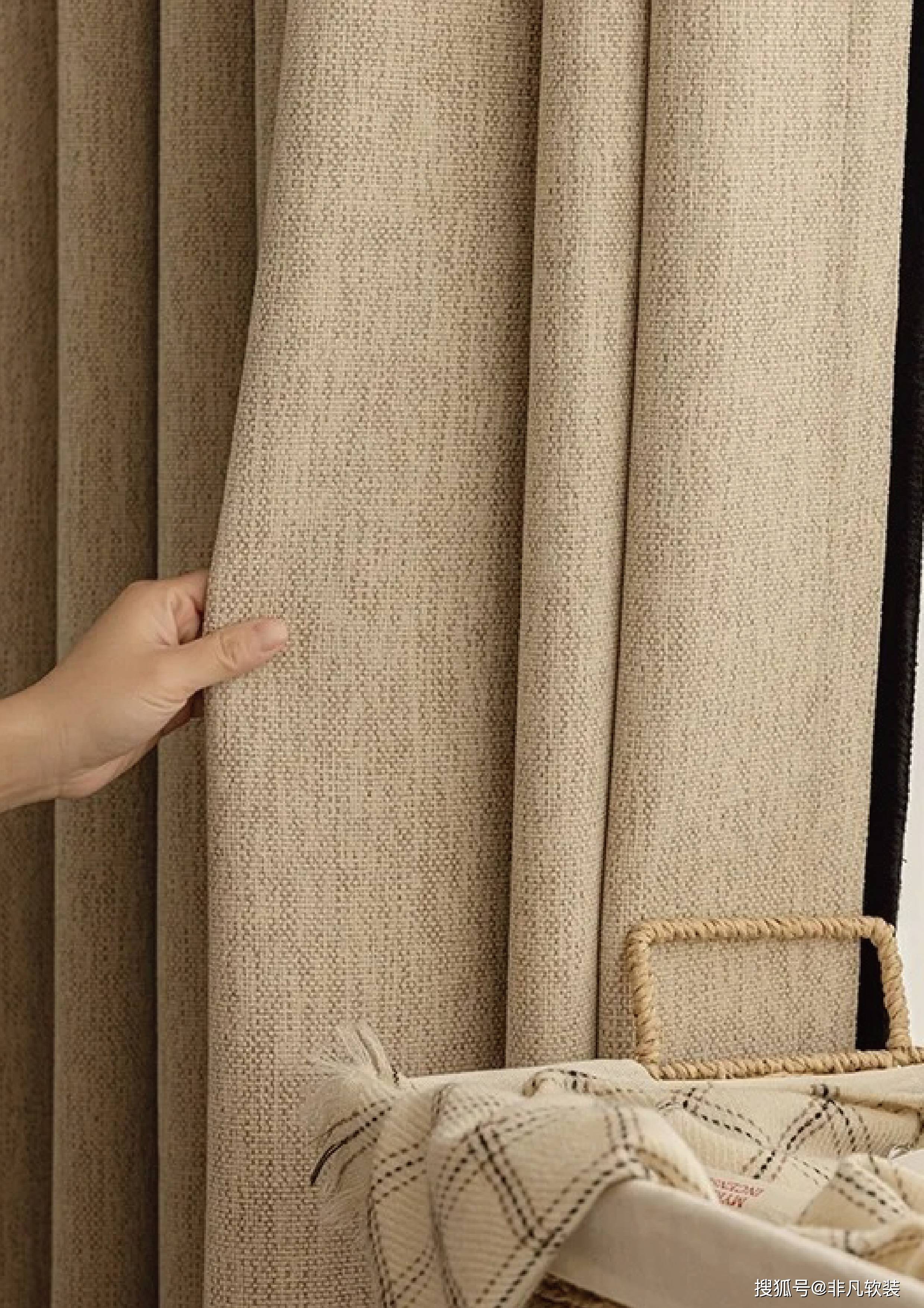 选择一款高定的中古风色织棉麻窗帘是什么样的效果?