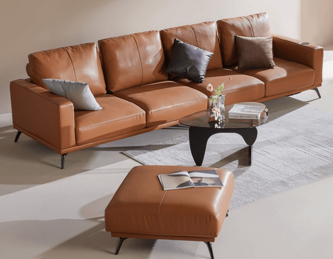 轻松提升居家幸福感8hfree智能真皮组合沙发上新