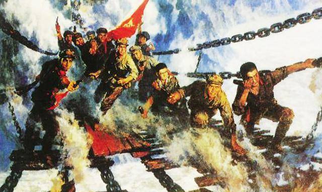 飞夺泸定桥时,敌人为何只拆木板而不炸桥?川军老兵说出了实情_大渡河_