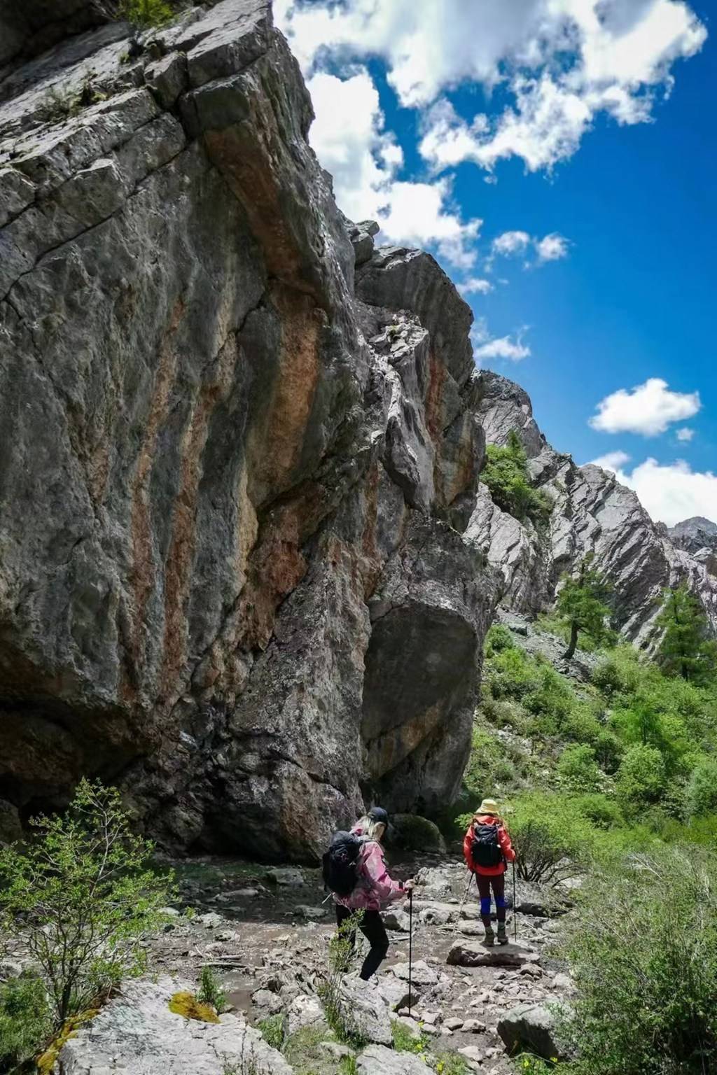 野性七藏沟徒步,风景够美,适合徒步