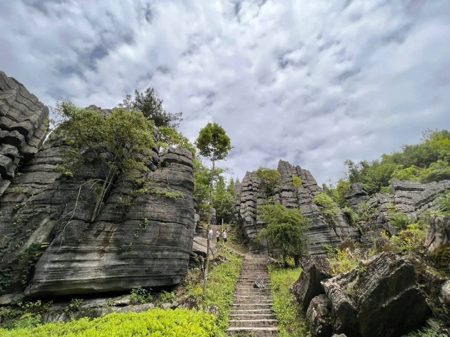 首先,恩施大峡谷,其天坑,地缝,绝壁,峰丛等地质景观一应俱全,被誉为"