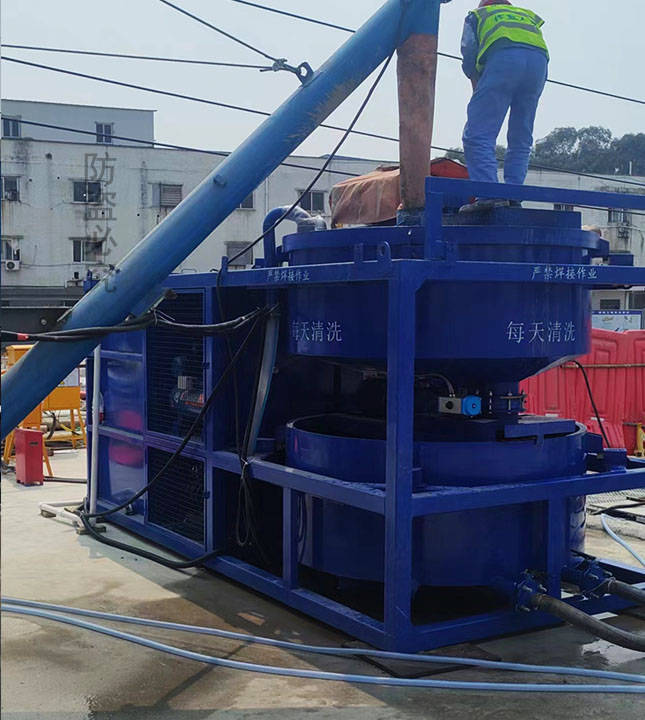 全自动智能化地面注浆站螺旋上料高速制浆注浆站移动式集成式制浆站