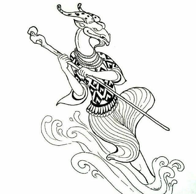 从古书《山海经》可以看出来,计蒙生长在日光山间,人身龙头,可以在