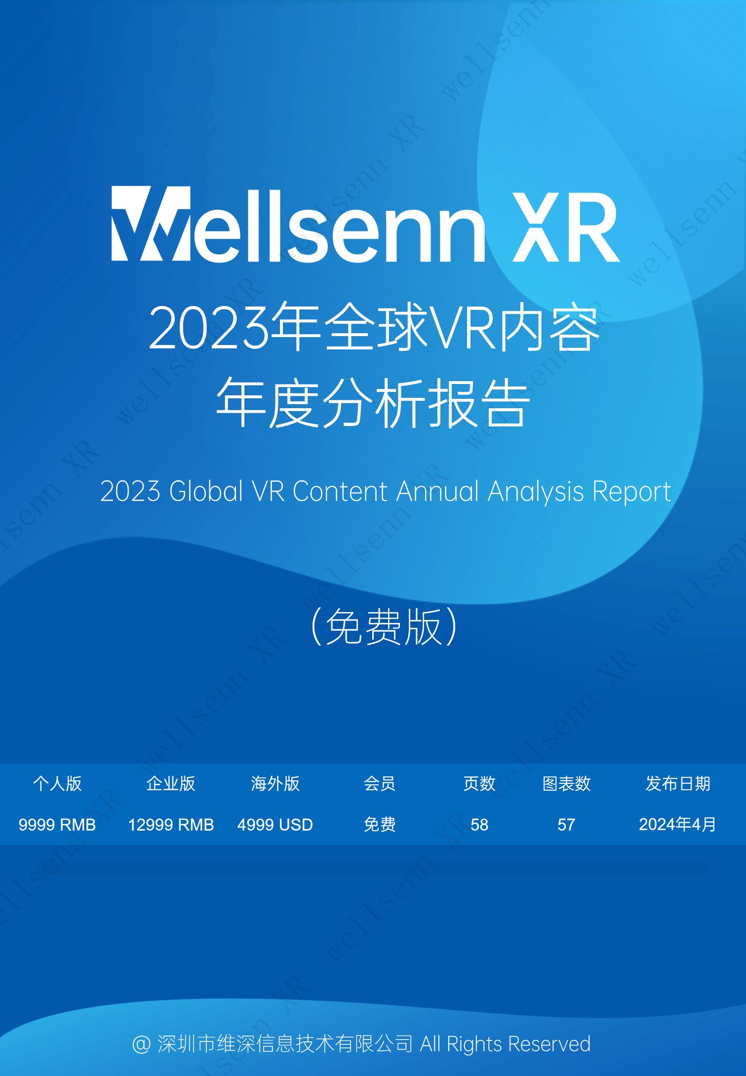 2023年全球vr内容分析报告