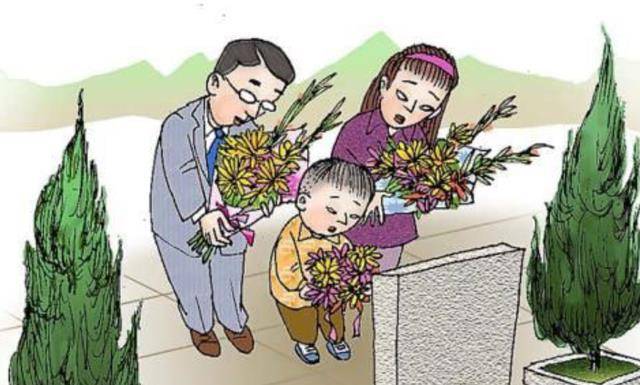 原创一个小学生在烈士陵园扫墓十多年后才得知擦拭的是父亲的墓碑