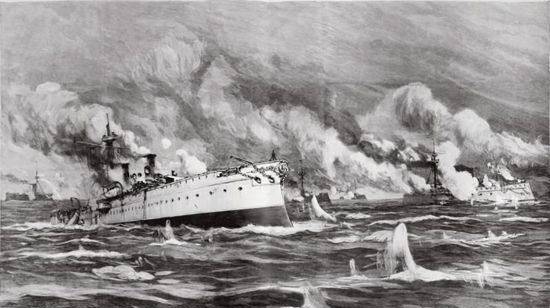 近代亚洲第一舰队主力舰25艘实力仅次于当时美国海军