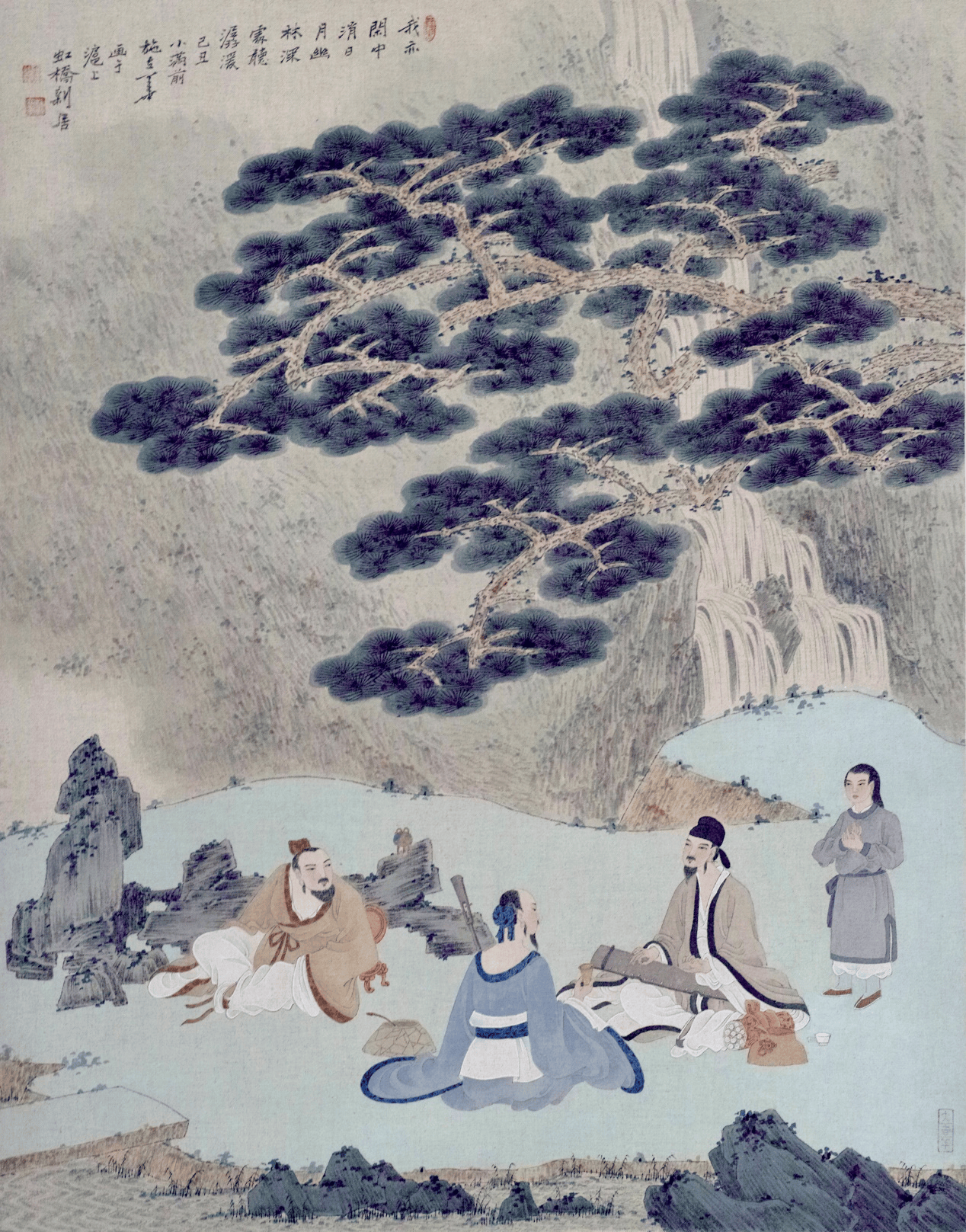 我想,是怎样一个祥和的画家,用他那