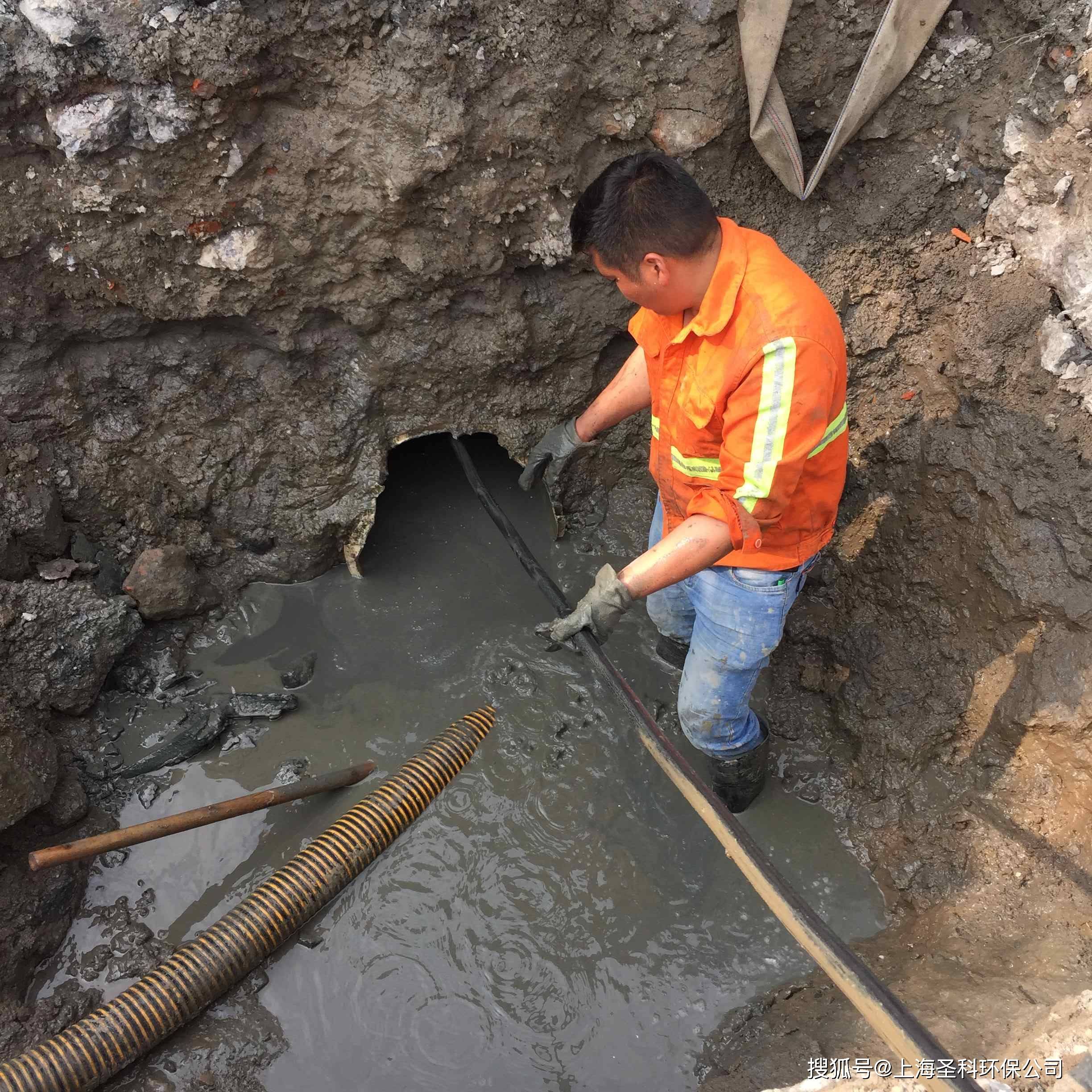 上海下水管道疏通清洗 上海污水管道疏通 上海工厂排水箱涵清於打捞