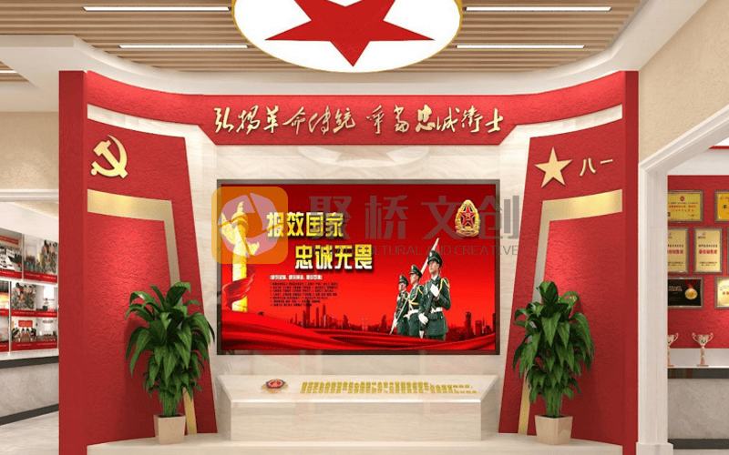 聚桥文创部队文化建设,警史馆这样设计更优秀