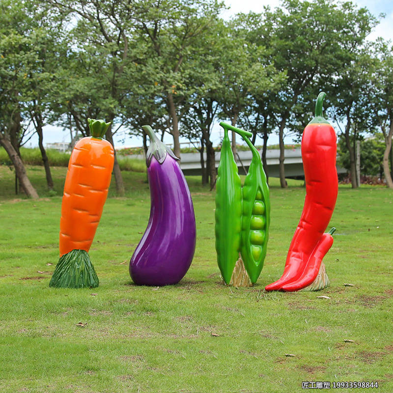 玻璃钢仿真果蔬造型雕塑 农场果园农产品摆件