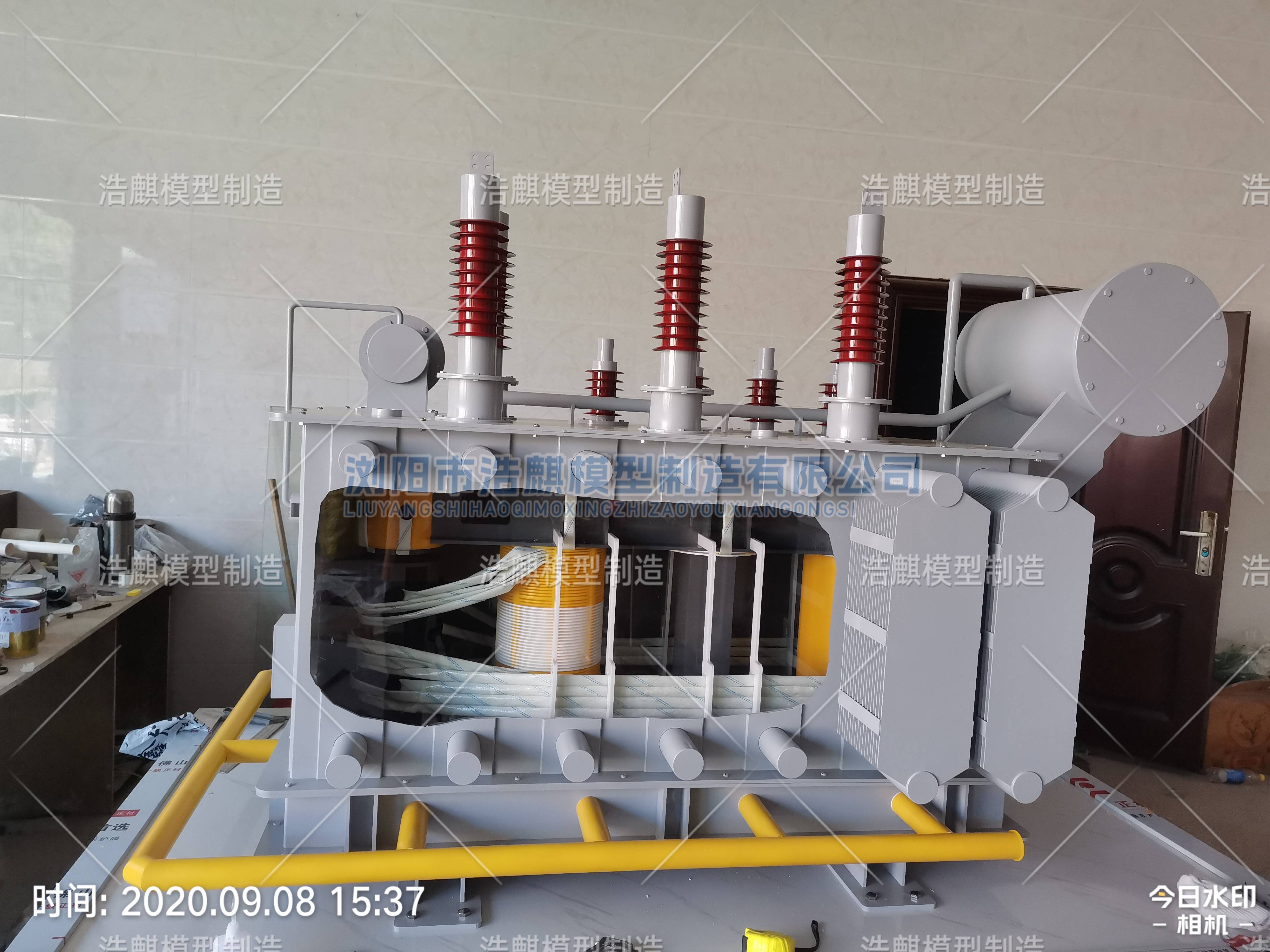 油浸式变压器模型 变压器透明模型 高铁vx接线变压器结构模型