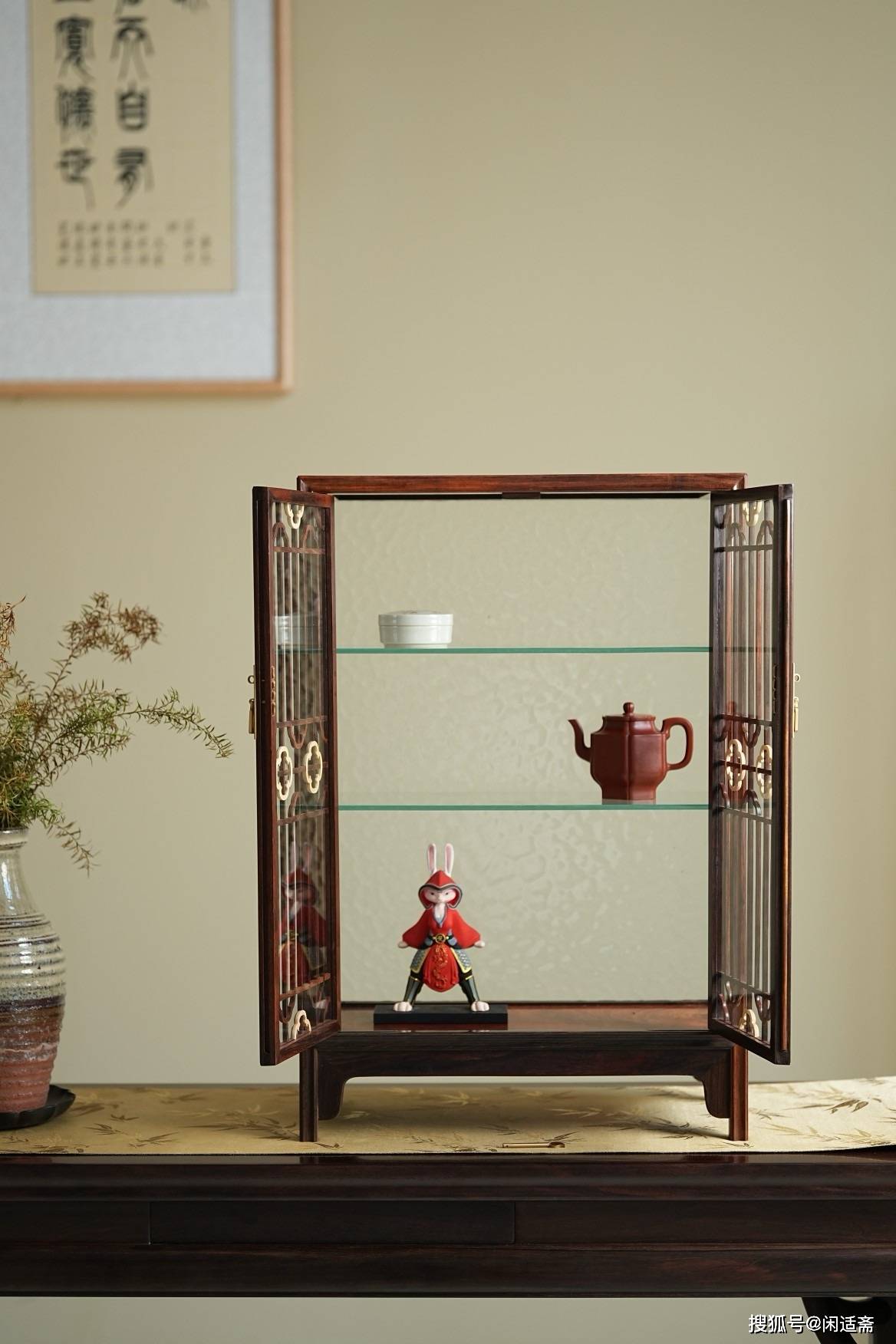 一言九鼎,印度小叶紫檀,诚信鼎参禅悟道,黄杨木达摩坐像,香遇文人空间