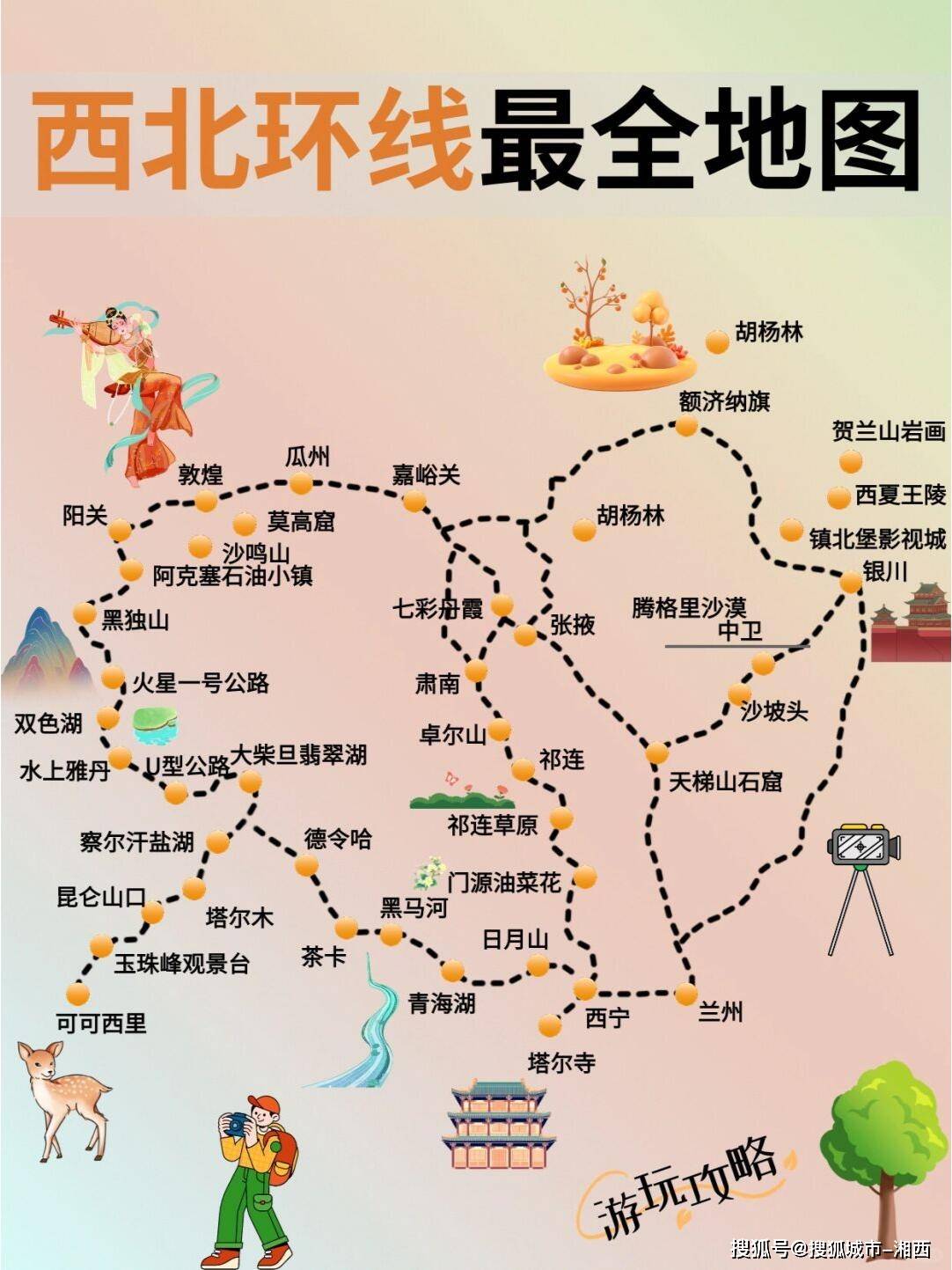 西南旅游景点大全地图图片