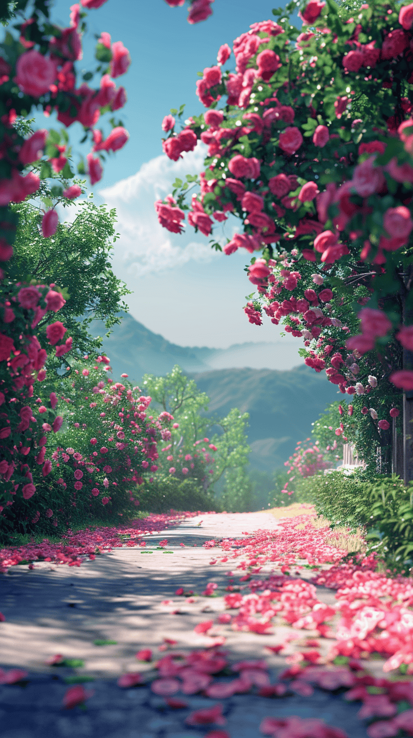 鲜花手机壁纸浪漫图片