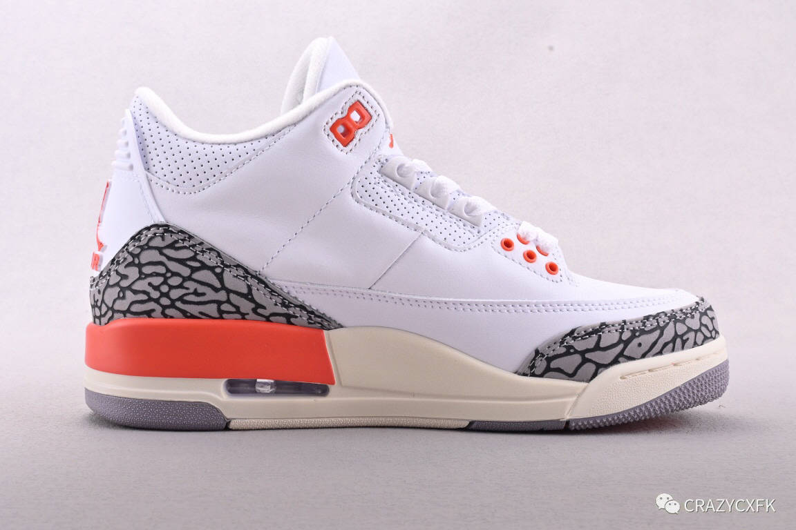乔丹 air jordan 3 georgia peach cosmic clay 爆裂纹乔治亚之桃篮球